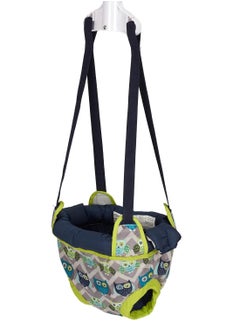 evenflo Evenflo Exersaucer Johnny Jumper Featuring Easy-to-Use Clamp Attachment for Quick and Tool-Free Set Up and Adjustable Straps to Customize the Height for Your Child, Owl  - Image 1