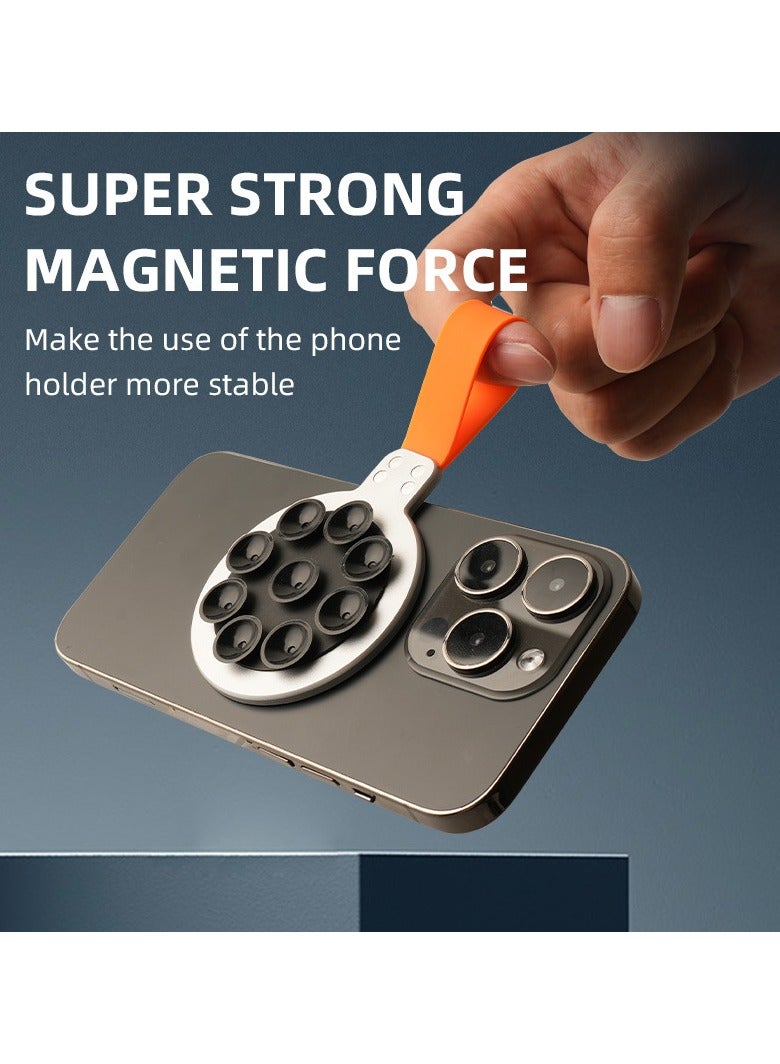 General Magsafe Silicone Suction Cup Magnetic Phone Holder Bathroom glass wall mirror for stable adsorption  - Image 5