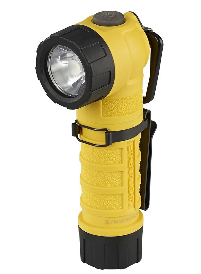 Streamlight 88836 PolyTac 90X USB 500-Lumen Multi-Fuel Right-Angle Rechargeable Flashlight, SL-B26 Battery Pack & USB Cord, Yellow, Box - Image 1