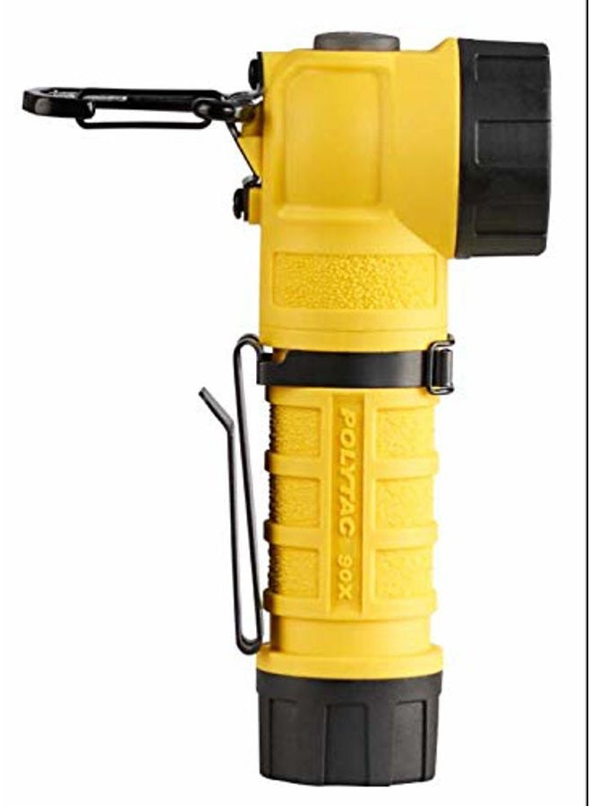 Streamlight 88836 PolyTac 90X USB 500-Lumen Multi-Fuel Right-Angle Rechargeable Flashlight, SL-B26 Battery Pack & USB Cord, Yellow, Box - Image 4
