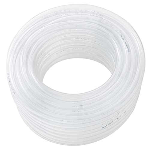 DAVCO 5/8" ID x 25ft Clear Vinyl Tubing, Low Pressure Flexible PVC Tubing, Heavy Duty UV Chemical Resistant Lightweight Plastic Vinyl Hose, BPA Free and Non Toxic - Image 1