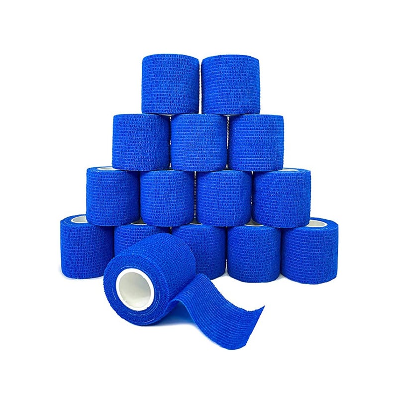 SOLARAE Athletic Elastic Cohesive Bandage for Sports, Injuries, Treatments, and Recovery, First Aid Tape Vet Wrap for Cat, Dog - Image 1