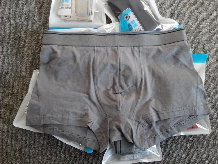 Men's Cotton Solid Boxer Briefs - Image 3