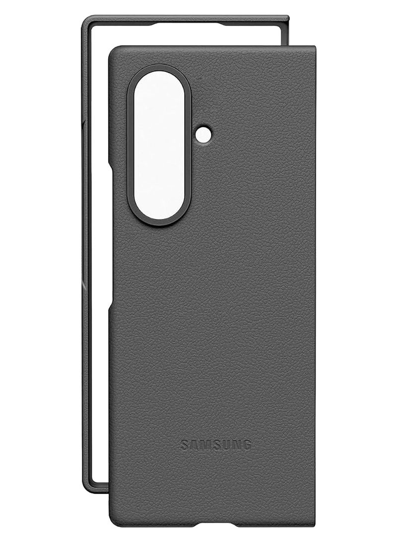 مارجون Premium Eco-Leather Case for Samsung Galaxy Z Fold 8 ultra, Slim Full Coverage Protective Cover with Hinge Guard grey - Image 1