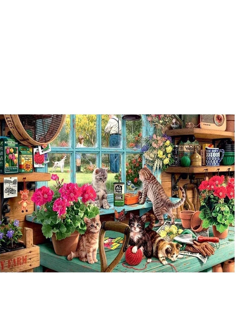 1000 Piece Jigsaw Puzzle Educational Puzzle Kids Educational Games Home Decoration Colorful Puzzle Family Game Gift for Adults and Kids - Image 1