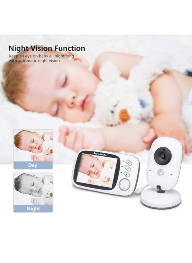 Arababy - 3.2inch LCD Display Wireless Babies Video Monitor With Night Vision Temperature Monitoring - Image 1