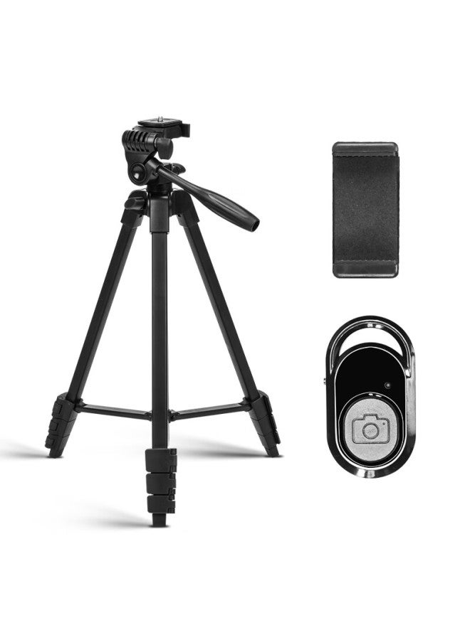 ويفينغ Weifeng Wf-320 مع مشبك الهاتف وجهاز التحكم عن بعد بلوتوث، حامل ثلاثي للكاميرات عديمة المرآة وDSLR، حامل تصوير محمول للهاتف المحمول وحامل أرضي للعرض الضوئي - Image 2