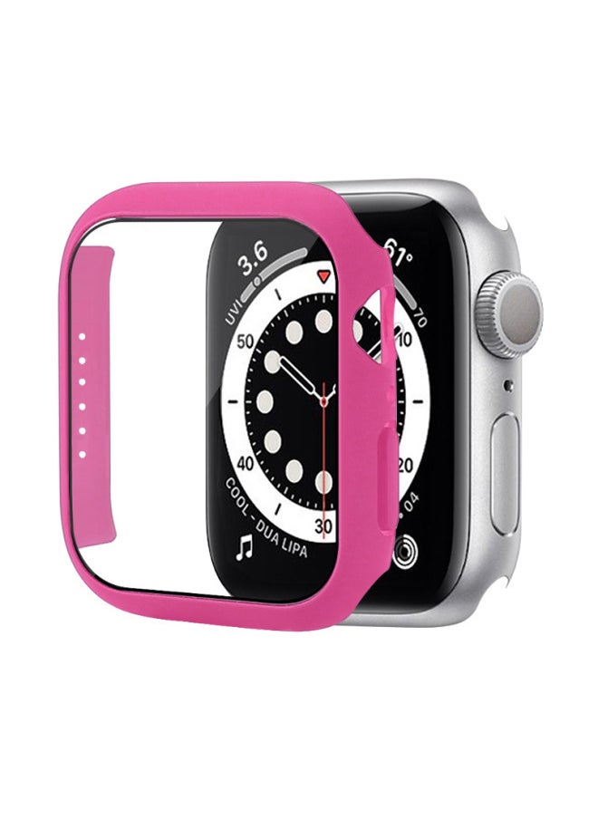 Generic - Applicable To Apple Iwatch8/9/10 Watch Case PC Case Film Integrated Protective Case Ultra3 49mm Protective Case-Color:Rose Red-Exterior Dimension:S10 46mm With Packaging - Image 1