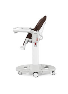 Peg Perego Tatamia Follow Me Compact Baby Recliner/Swing/Highchair for Kids, Suitable from 0 Months to 3 Years-Cacao  - Image 4