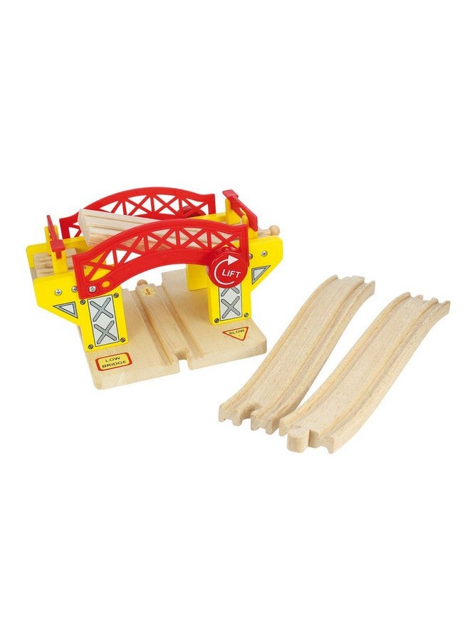 Bigjigs Rail جسر رفع متوافق مع علامات السكك الحديدية الخشبية الرئيسية الأخرى - Image 3