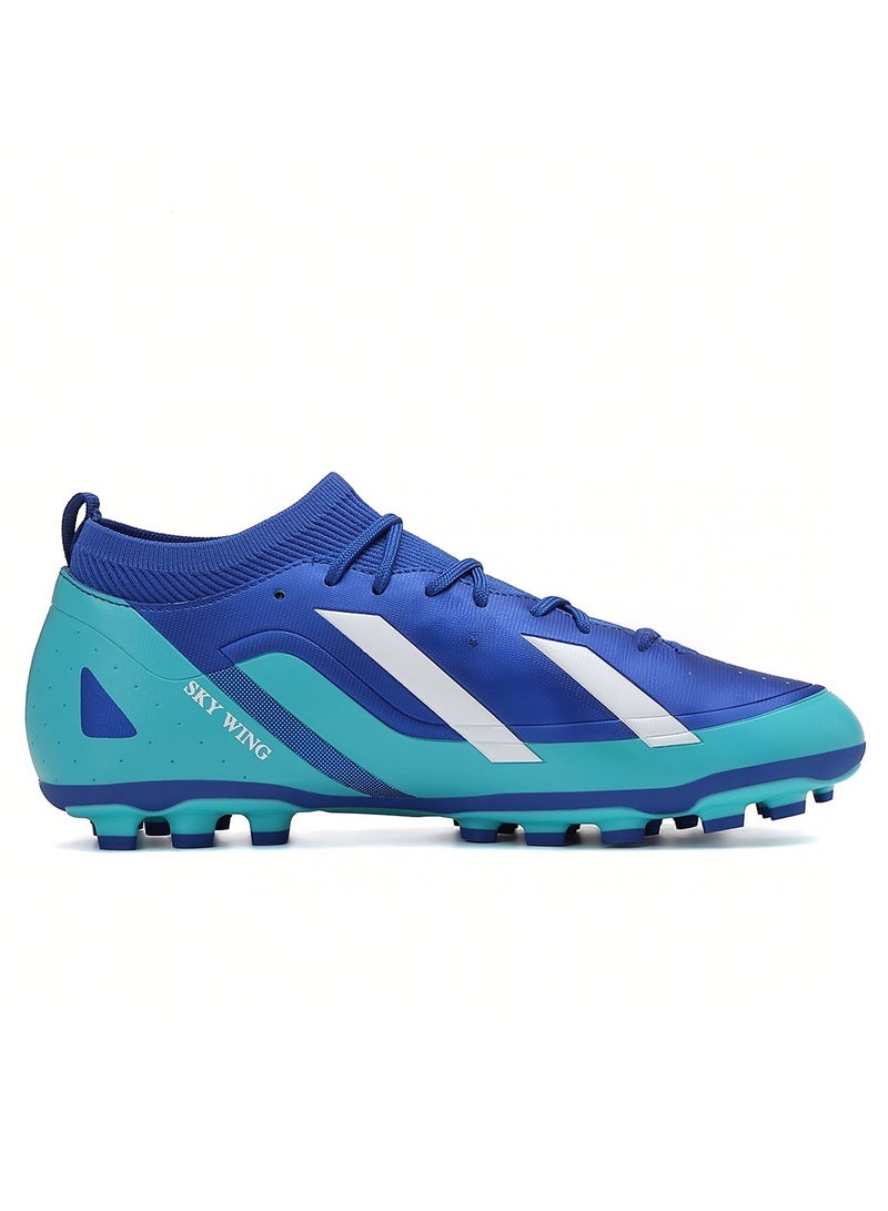 SKY WING Unisex Soccer Cleats Lightweight Lacing System FG Sole Multi-Color face Men And Women Football Shoes with Ankle Support for Beginners to Advanced Players - Image 2