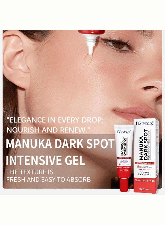 BSIMONE Manuka Dark Spot Intensive Gel, Whitening Moisturizing Facial Serum Gel For Removing Freckles Acne Marks And Hyperpigmentation, Suitable For All Skin Types,18G - Image 2