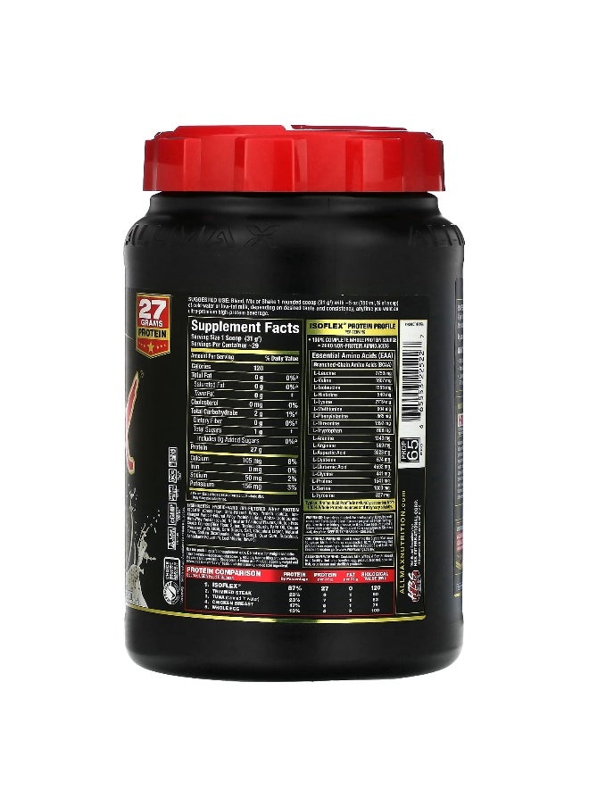 Allmax - ALLMAX, ISOFLEX®, Pure Whey Protein Isolate, Cookies & Cream, 2 lbs (907 g) - Image 1