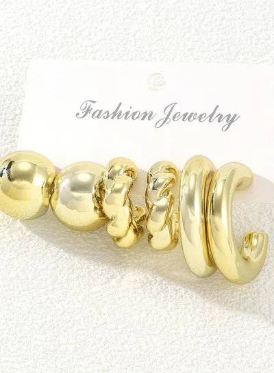 Take Two Take Two Set of 3 - Assorted Circle Earrings