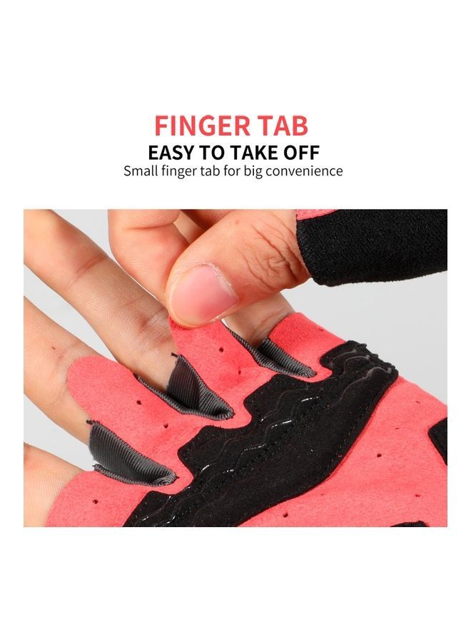 نيبمينينت قفازات ركوب الدراجات مضادة للانزلاق وبتصميم يغطي نصف الأصابع - Image 5