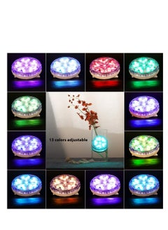SYOSI SYOSI Submersible Led Lights with Remote Hot Tub Lights Bath Spa Lights LED Color-Changing Magnetic Floating Pool Light Underwater Lights for Vase Aquarium Decoration Camping Pool 2 Pack  - Image 2