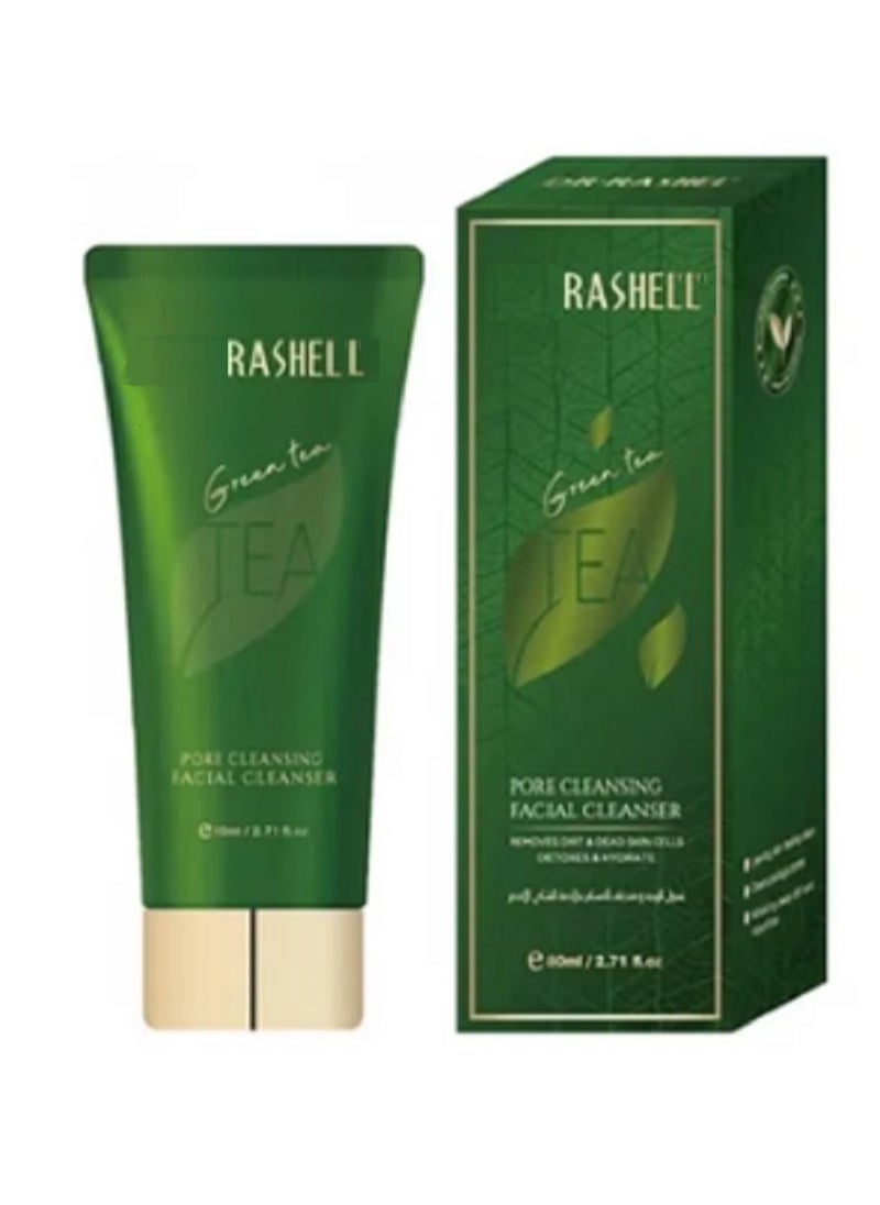 RASHELL Face Wash And Pore Cleanser With Green Tea Extract 80ml 