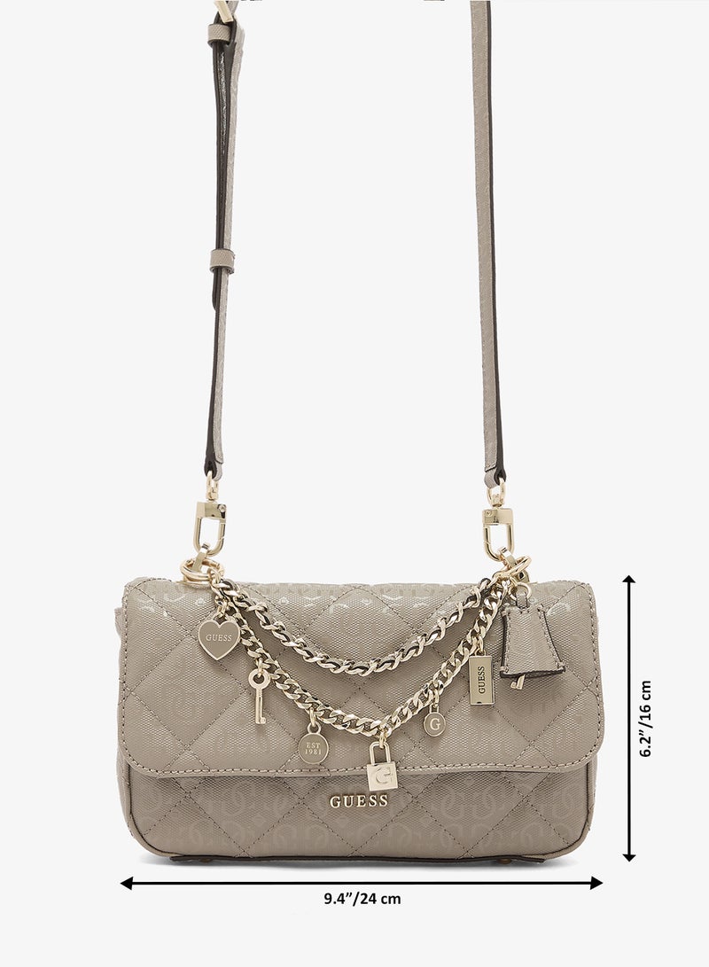GUESS Libby Flap Over Crossbody Bag - Image 5