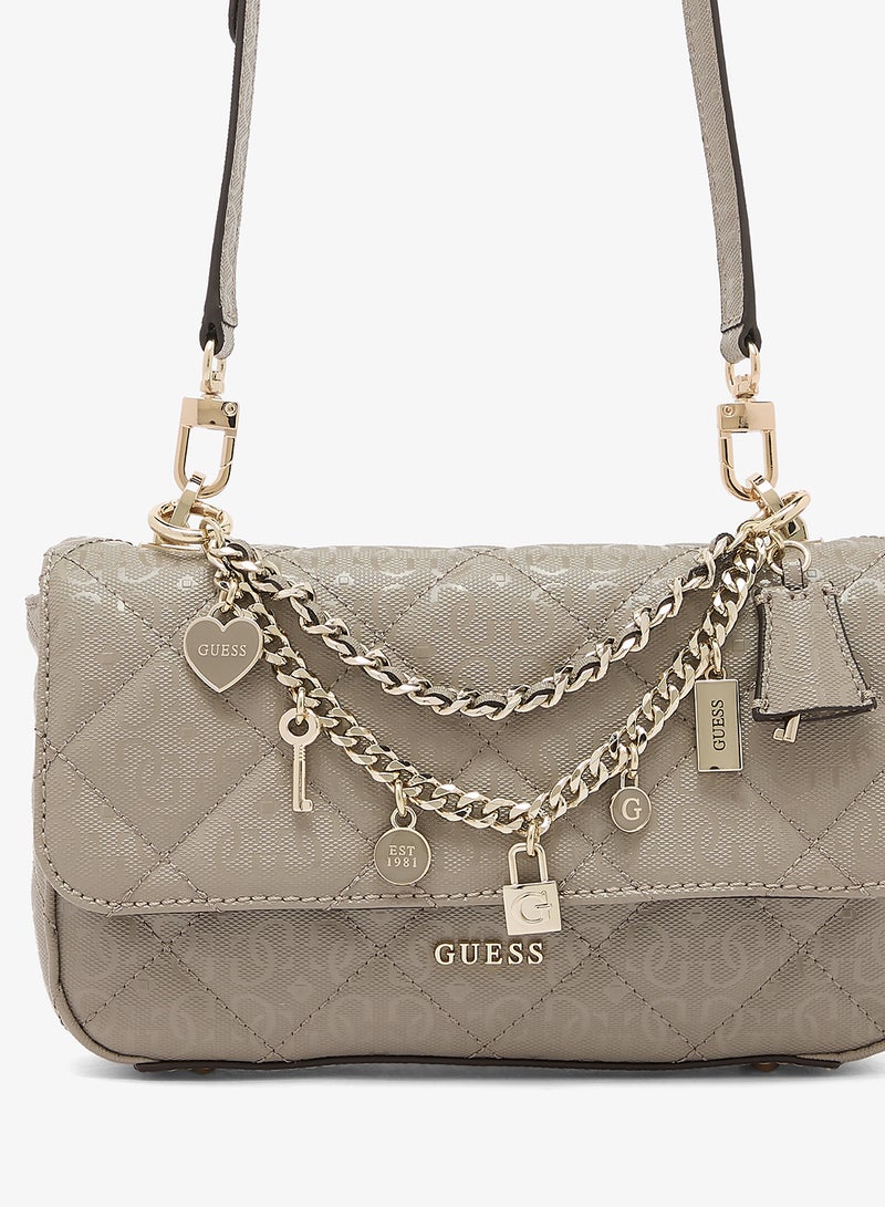 GUESS Libby Flap Over Crossbody Bag - Image 3