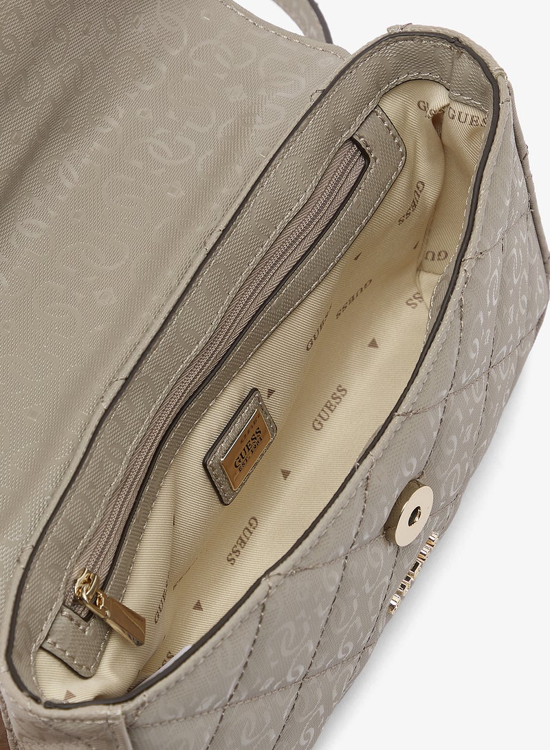 GUESS Libby Flap Over Crossbody Bag - Image 4