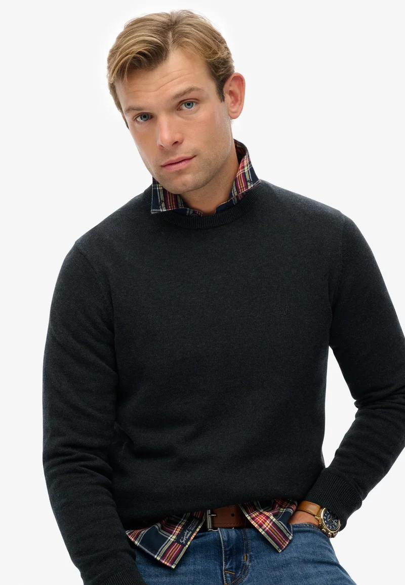 سوبر دراي Essentials Cotton Jumper