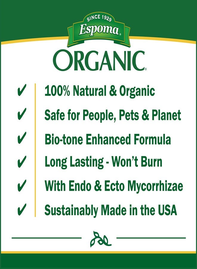 Espoma Organic Bio-Tone Starter Plus 4-3-3 Natural & Organic Starter Plant Food with Both Endo & Ecto Mycorrhizae; 4 lb. Bag; The Ultimate Starter Plant Food - Image 4