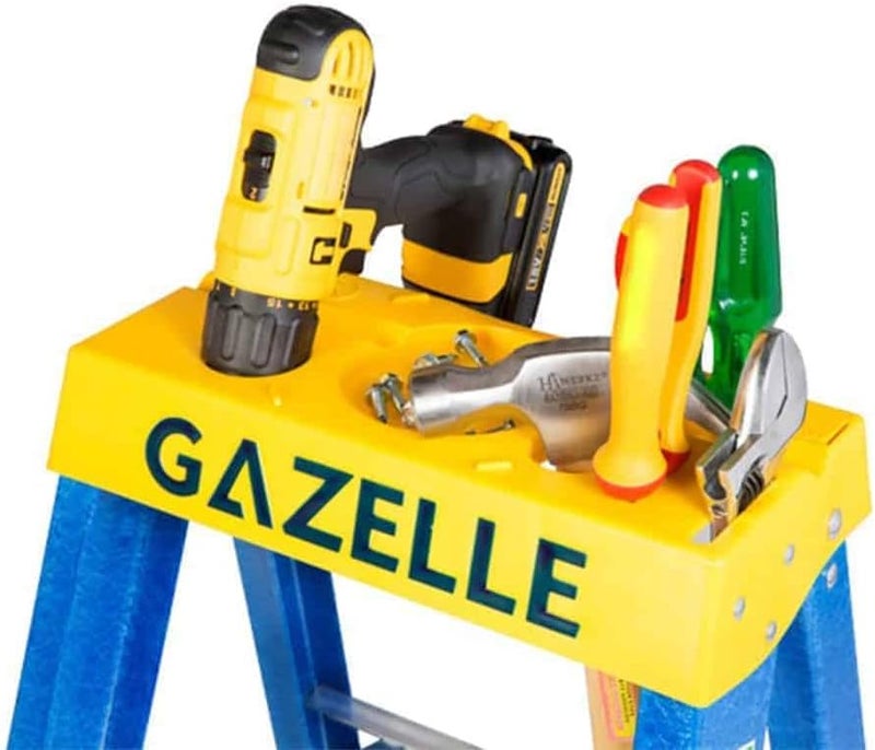 Gazelle 8Ft Fiberglass Step Ladder - Image 2