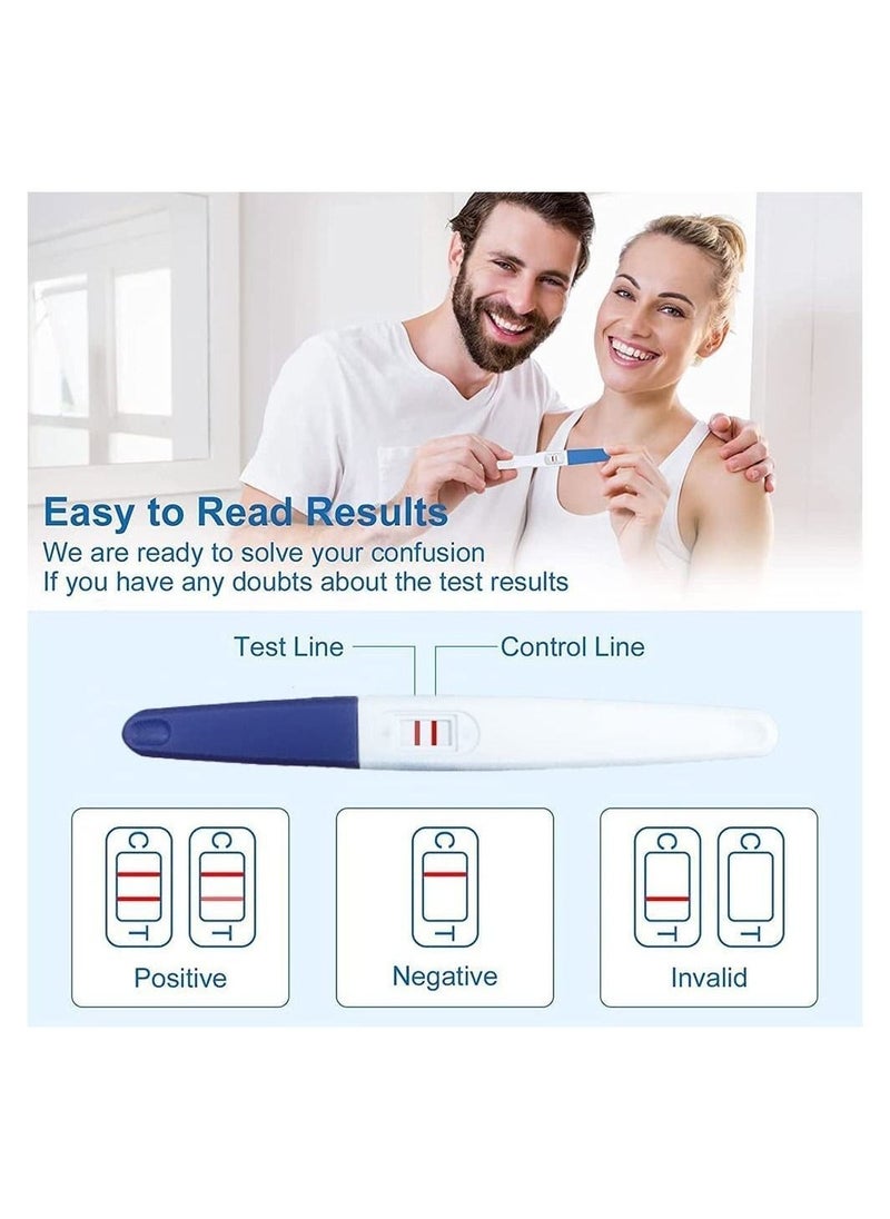 ULHYC Pregnancy Test Strips with Free Cups Reliable and Quick Early Detection of Pregnancy Early Pregnancy Tests Kit 5PACK  - Image 4