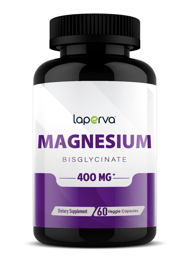لابيرفا بيسجليسينات المغنيسيوم، 400 ملغ، 60 كبسولة نباتية، عبوة من قطعتين - Image 2