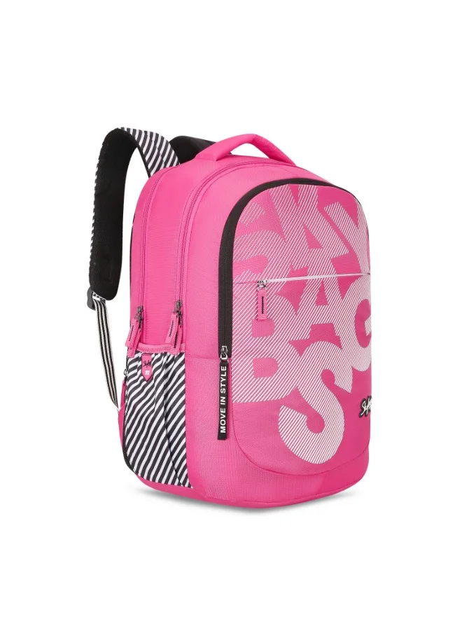 سكاي باجز SKYBAGS KLAN PLUS 02 Unisex Pink School Backpack - SK BPKPLS2PNK