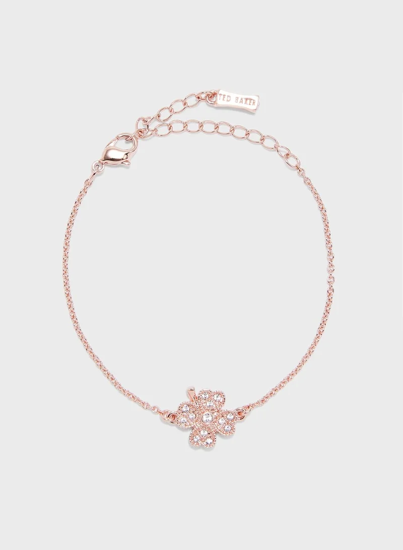 Ted Baker Heopra Hidden Heart Clover Bracelet