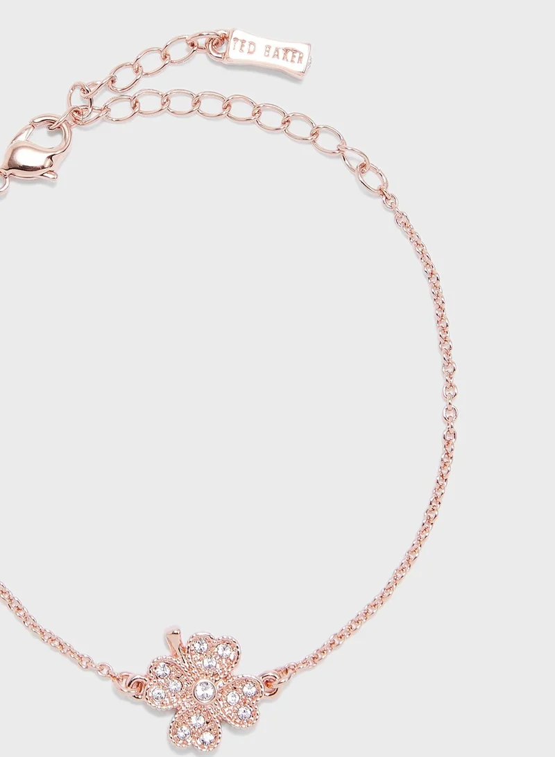 Ted Baker Heopra Hidden Heart Clover Bracelet