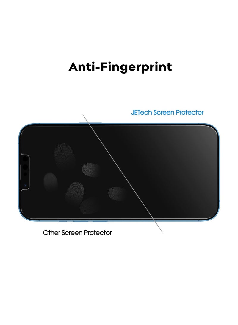 Jetech Privacy Screen Protector for iPhone 13 6.1-Inch with Camera Lens Protector Not for iPhone 13 Pro Anti-Spy Tempered Glass Film Easy Installation Tool 2-Pack Each - Image 3