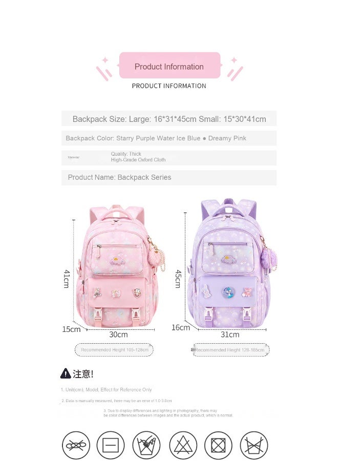 Children's Primary School Schoolbag - Girls' Backpack On Both Shoulders  - Image 3