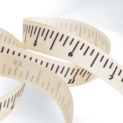 CraftyCrocodile Teacher Crafting Ribbon - Measuring Ribbon for Crafts and Gifts - School Ruler Teacher Themed Twill Tape Crafting Supplies - Image 4