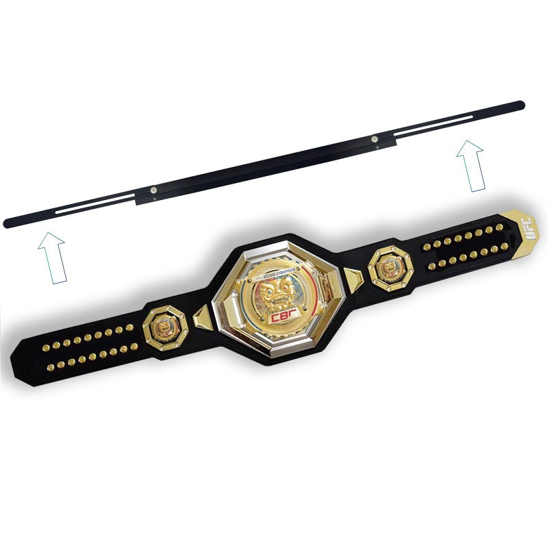 Klizdum WWE Belt Hanger Wall Mount - Wrestling Championship Belt Display Case & Holder - Heavy-Duty Wall Mounted Organizer for WWE Belts - Easy to Install, Perfect for Teen & Adult Fans - Image 5