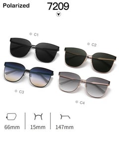 Chomel Fashion High-Definition Nylon Lens Sunglasses For Women's High-End Elegant Anti-Ultraviolet Anti-Blue Light  - Image 3
