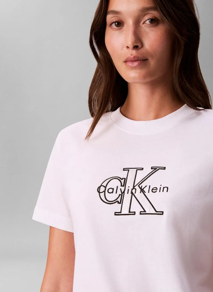 Calvin Klein Jeans  Graphic Crew Neck T-Shirt for Women | Best Price UAE