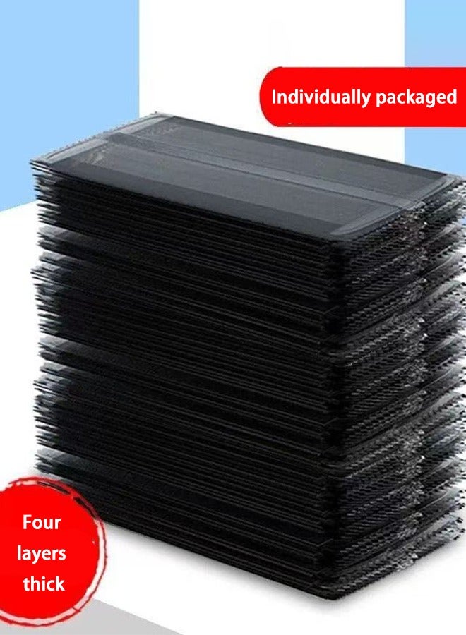200pieces of disposable individually packaged black masks - Image 1