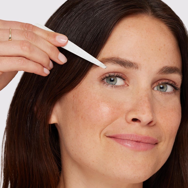 Tweezerman Exclusive Moon Dust Slant Tweezer - Hair Removal Tweezers, Stainless Steel - Image 3