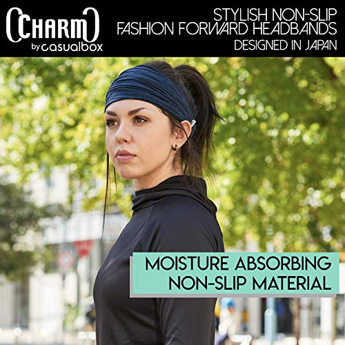 CHARM Light Gray Japanese Bandana Headbands for Men and Women – Comfortable Head Bands with Elastic Secure Snug Fit Ideal Runners Fitness Sports Football Tennis Stylish Lightweight M - Image 5