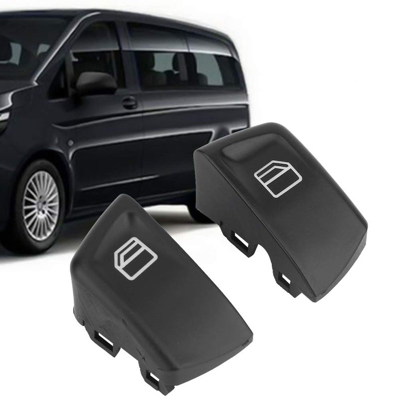 Sprinter Van Accessories + Window Switch Cap, 2 Pcs Car Electric Power Button Cover Cap Replacement For Mercedes Vito Viano W639 Sprinter Ii 906 2003-2013, Interior Switches - Image 4
