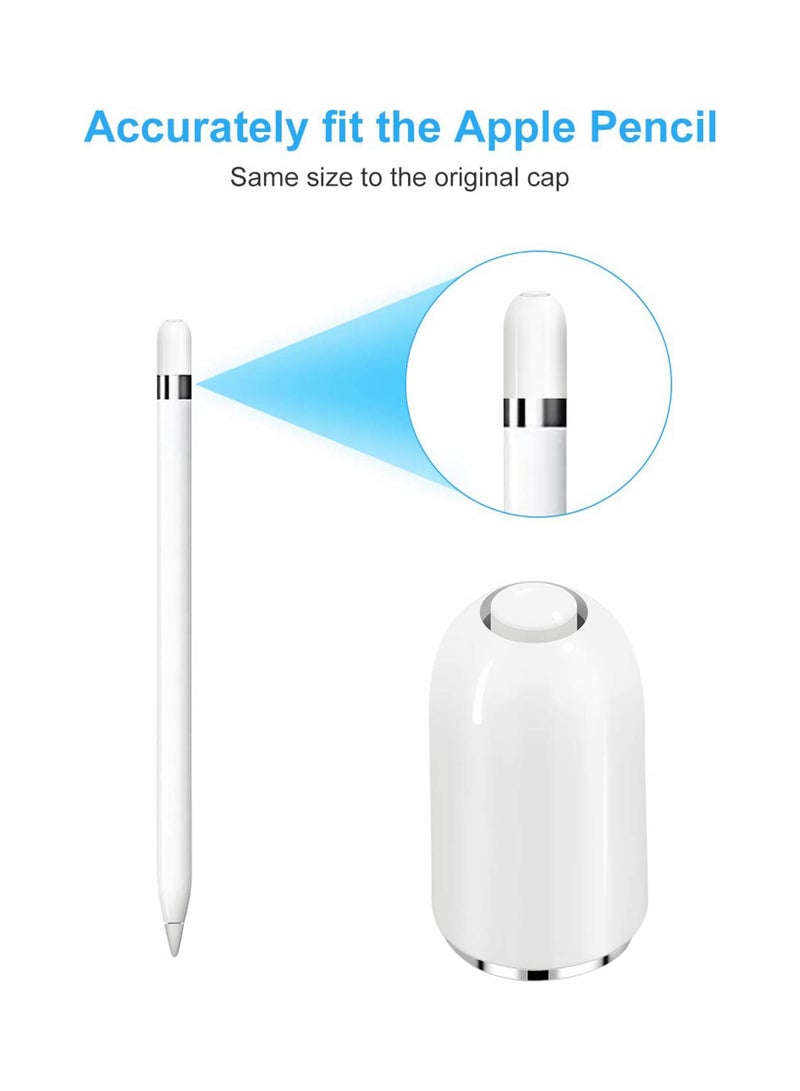Excefore Pencil Tips Compatible with Apple Pencil - iPencil Apple iPad Pro Pencil Replacement Cap Magnetic for iPad Pro 10.5 inch 12.9 inch 9.7 inch Apple Pencil, White  - Image 4