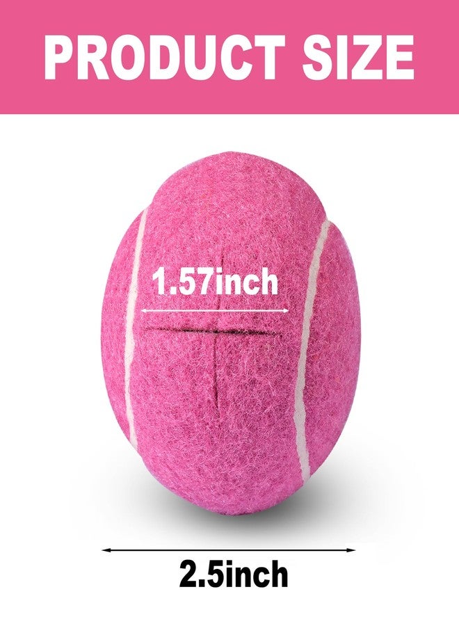 ANCKNE Walker Tennis Balls Precut Tennis Balls for Walkers 4PCS Walkers Legs Universal Precut Glide Balls, Heavy Duty Long Lasting Felt Pad Glide Coverings(Rose red) - Image 3