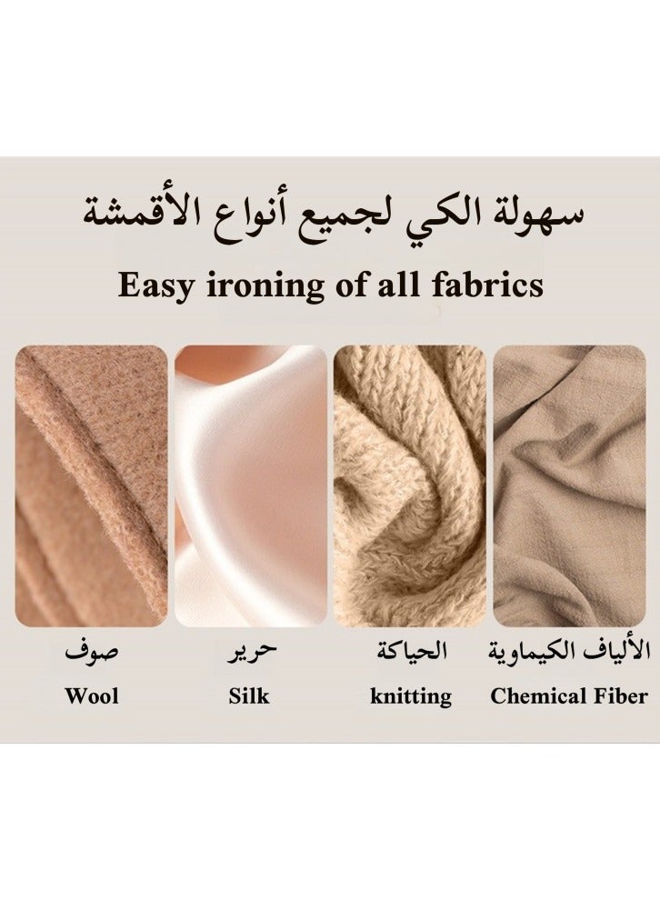 مكواة بخار محمولة للملابس، تسخين سريع لمدة 30 ثانية، تحكم ذكي في درجة الحرارة، إيقاف تشغيل تلقائي عند ارتفاع درجة الحرارة، مكواة بخار سفر صغيرة الحجم وقابلة للطي للملابس، مناسبة للصوف والحرير والألياف الكيميائية والملابس المحبوكة - Image 4