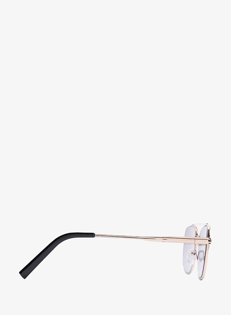الدو Charlley Men's Gold Sunglasses