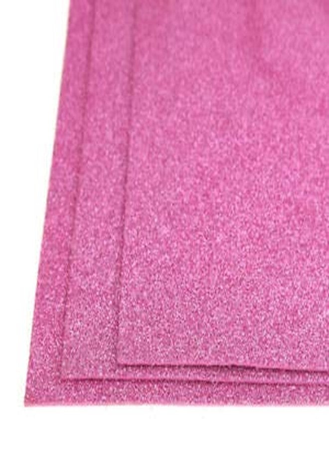 Ditya Crafts Arham Mktg Pack of 10 EVA Foam Glitter Sheets A4 Size - for Arts & Crafts, Scrap-Booking, Paper Decorations (Light Pink) - Image 1