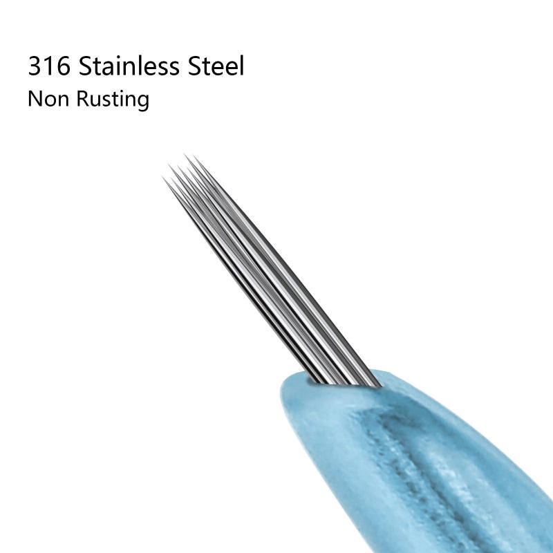 0.35mm Tattoo Cartridges 20-Pack Stainless Steel Precise Sharp Lines - Ultra-Fine Wire for Intricate Details Tattoo Cartridges for Professional Beginner Artists - Image 2