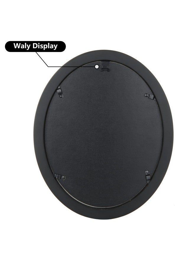 SENENQU 2 Pack Oval Picture Frames 5x7 Black Oval Frames with Mounting Screws and Hooks, 5 by 7 Oval Wall Picture Frame Photo Frame for Home Decor, Photo Gallery - Image 4