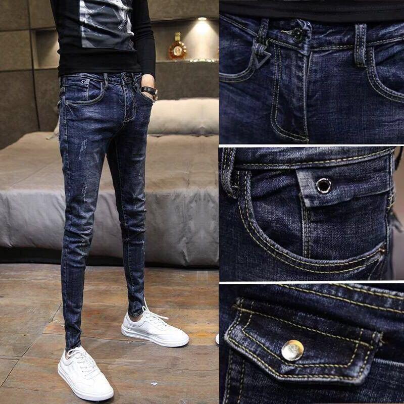 Unisex Classic Denim Jeans Loose Fit Daily Outdoor Wear - Image 1